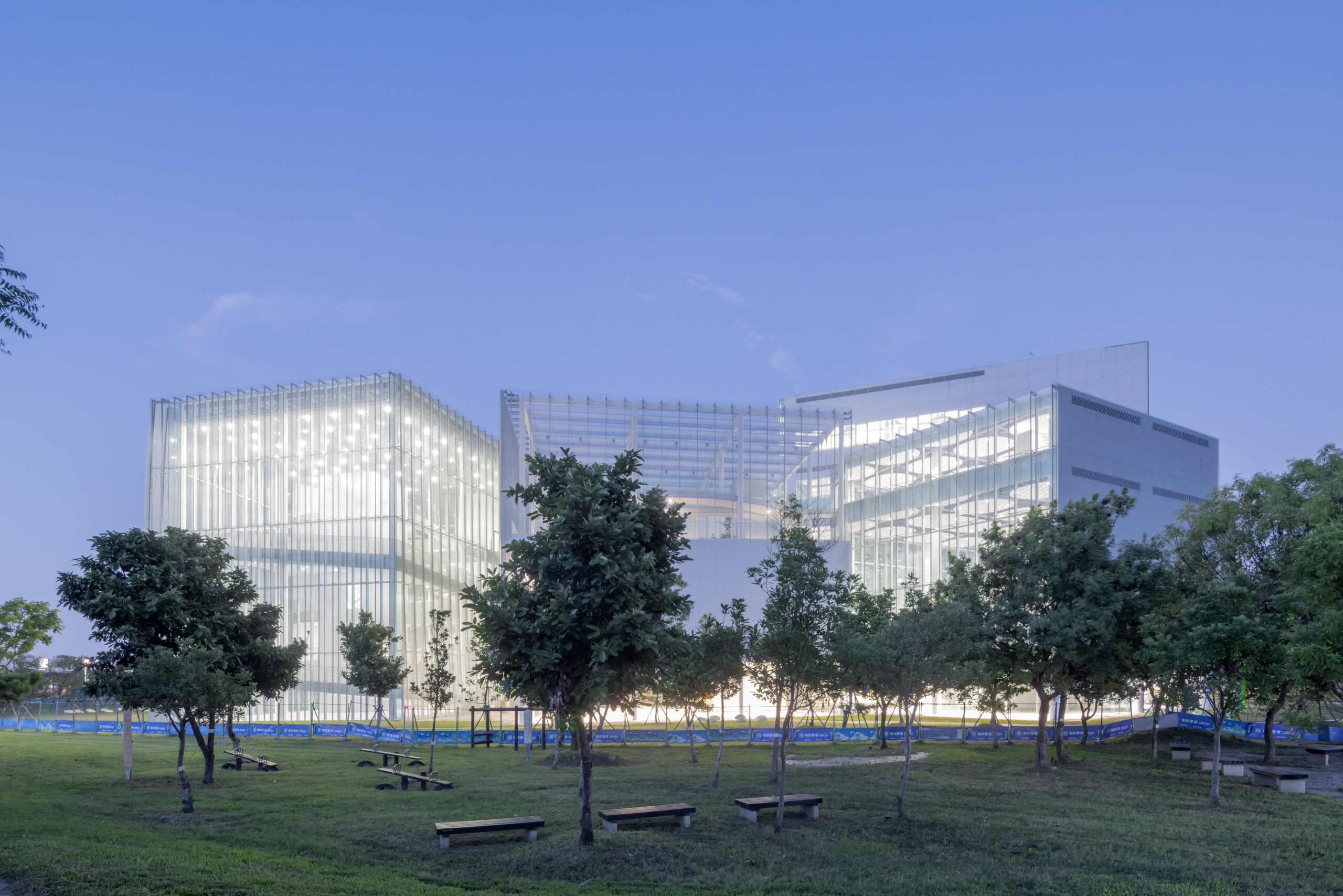 綠美圖外觀。攝影：Iwan Baan。圖片來源：臺中市立美術館提供